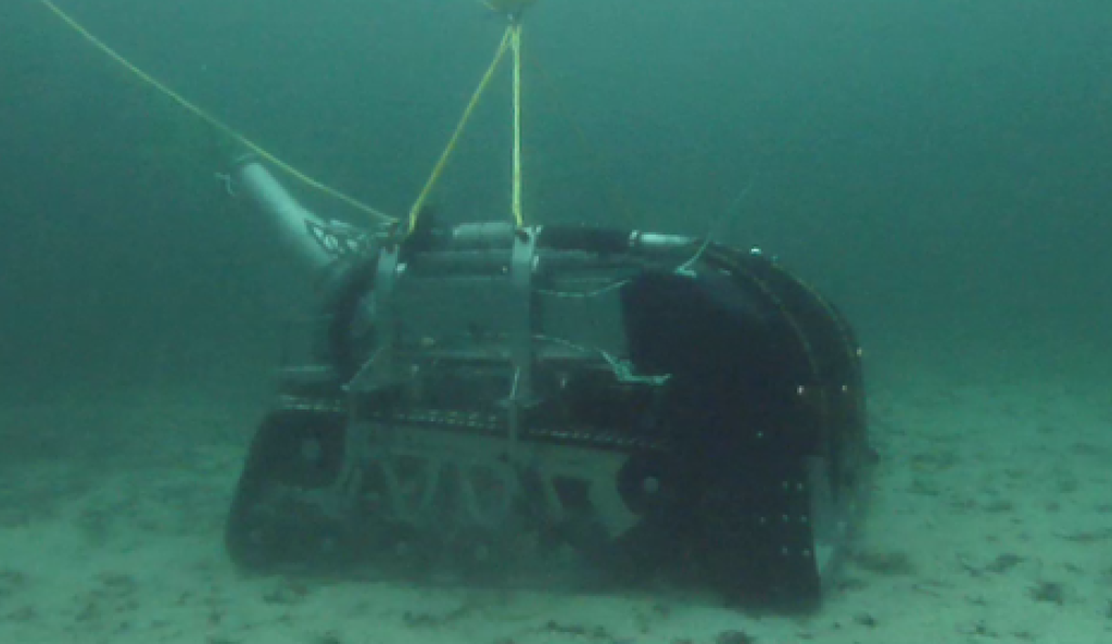 C Bud in operation for large scale harvesting on the seabed